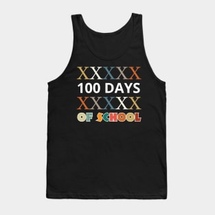 100 Days Smarter 100 Days of School Vintage roman numbers Tank Top